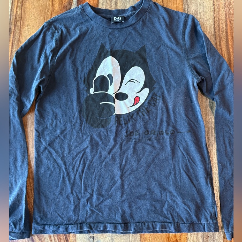 D&G Junior Long Sleeve Navy Shirt “Joe Oriolo”